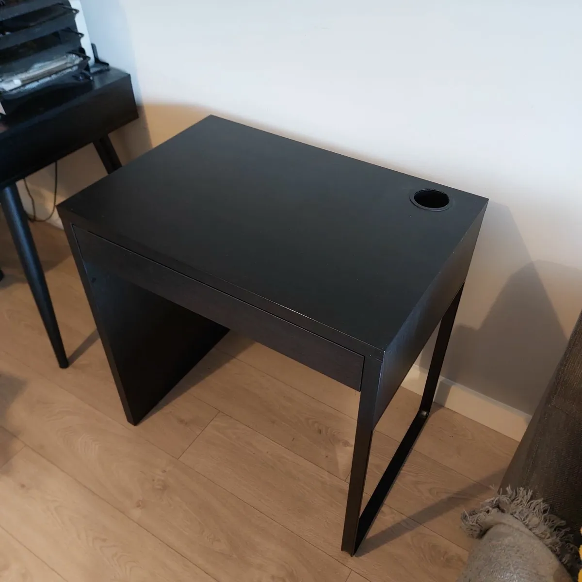 Black Wooden Desk - Image 4