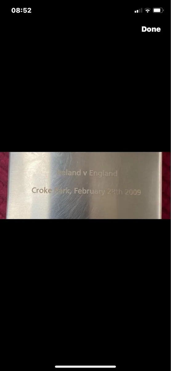 IRL v England Rugby at Croke Park Hip Flask - Image 2