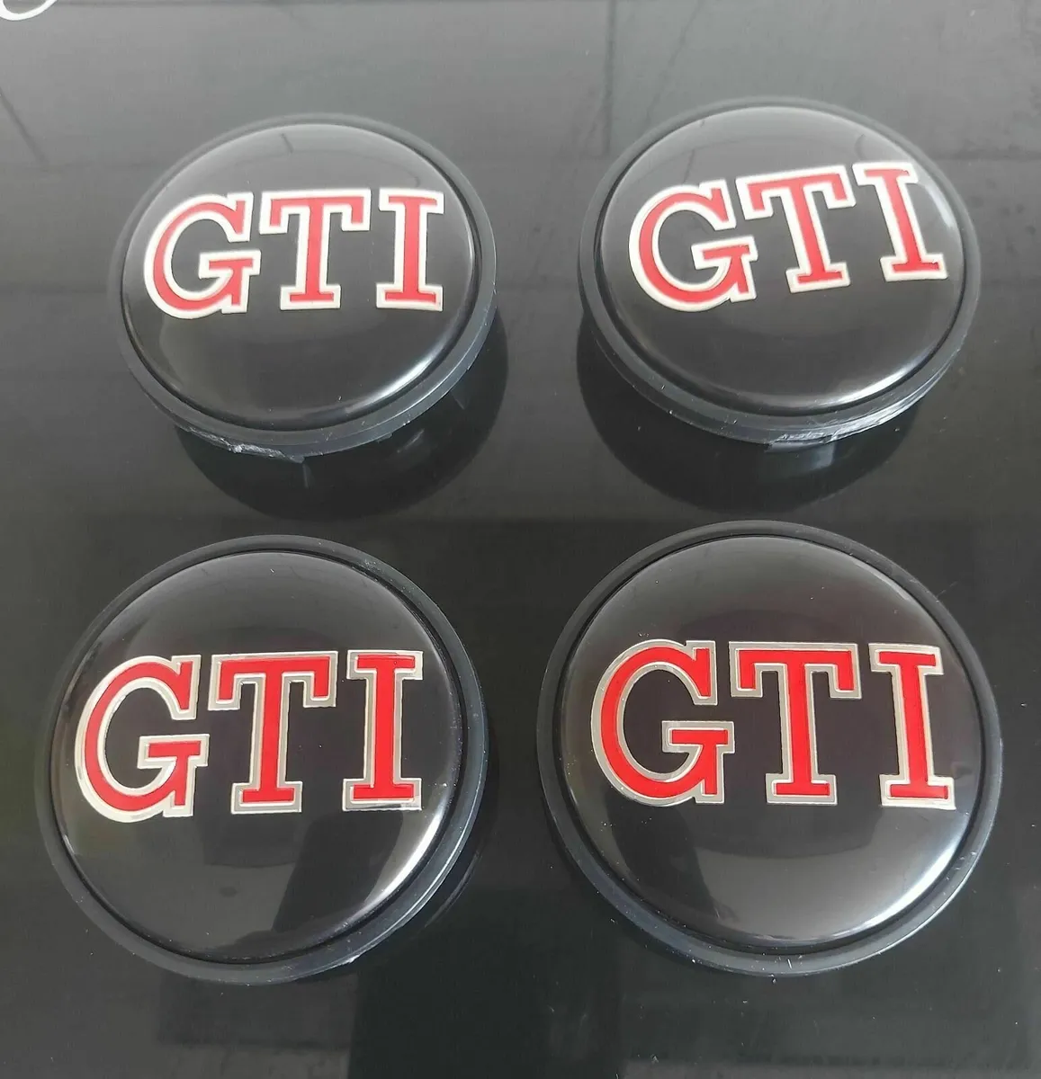 VW GTI Centre Caps - FREE POST - Image 1
