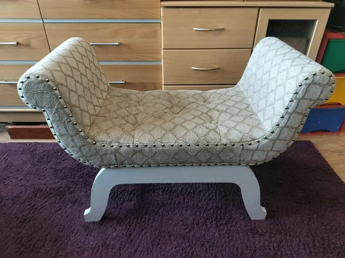 End of a bench bed