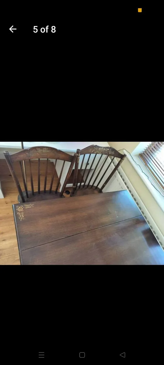 Vintage dining table - Image 4