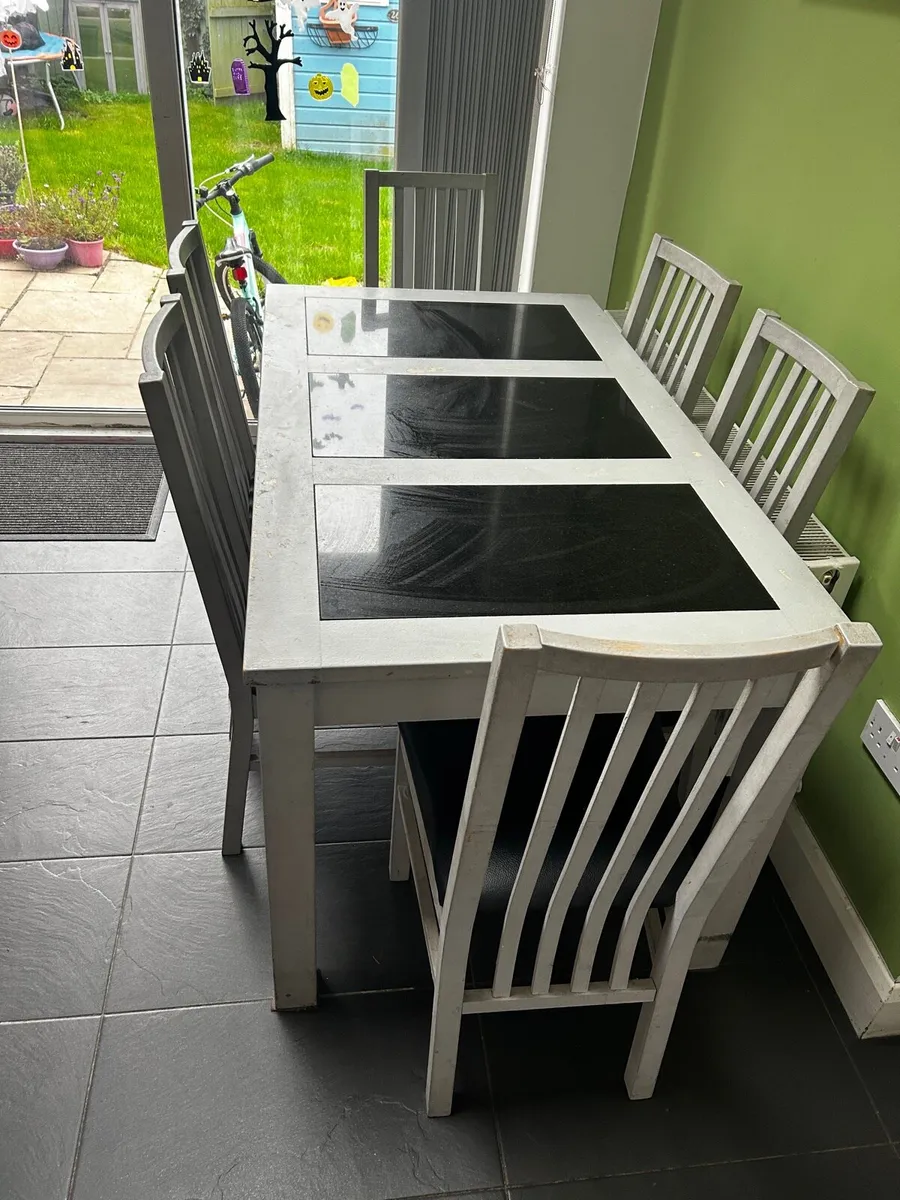 Kitchen Table and 6 Chairs - Image 1