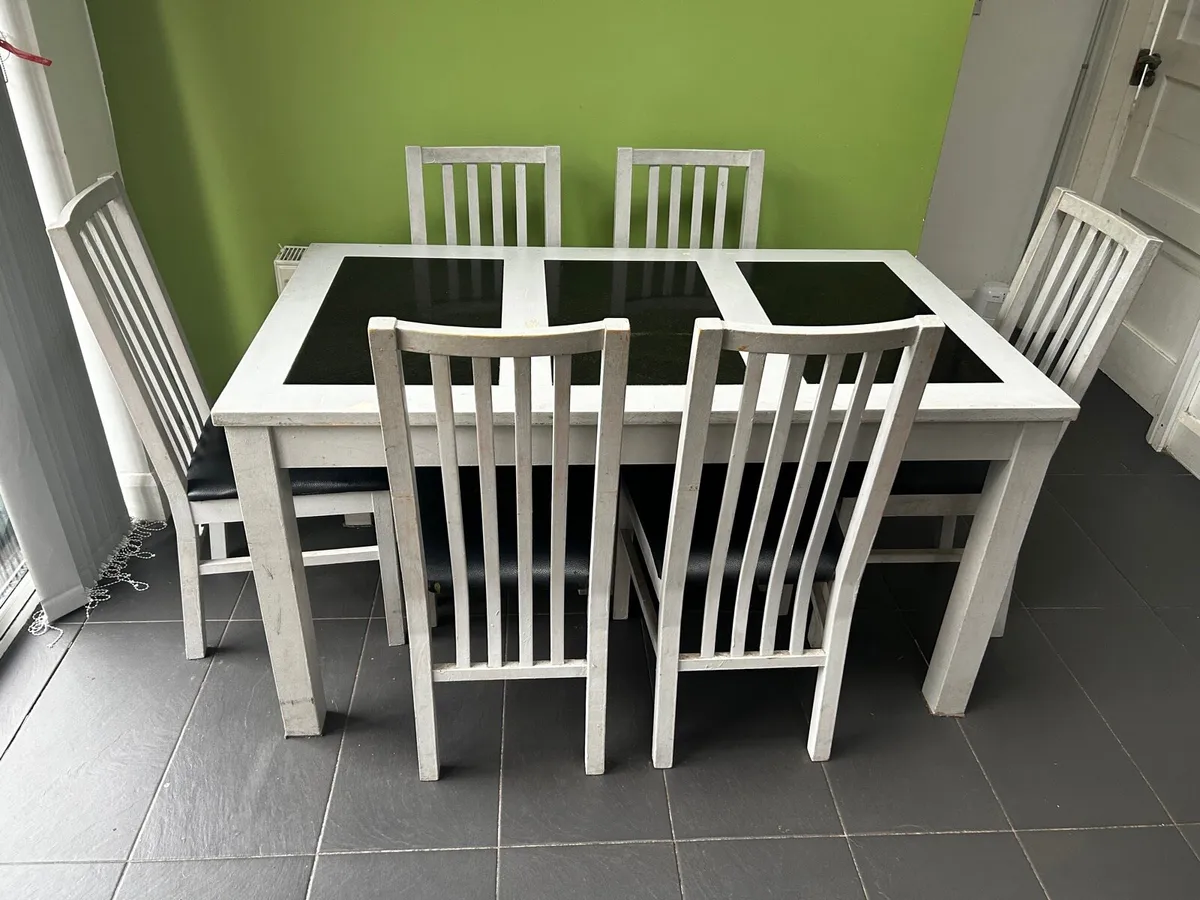Kitchen Table and 6 Chairs - Image 2