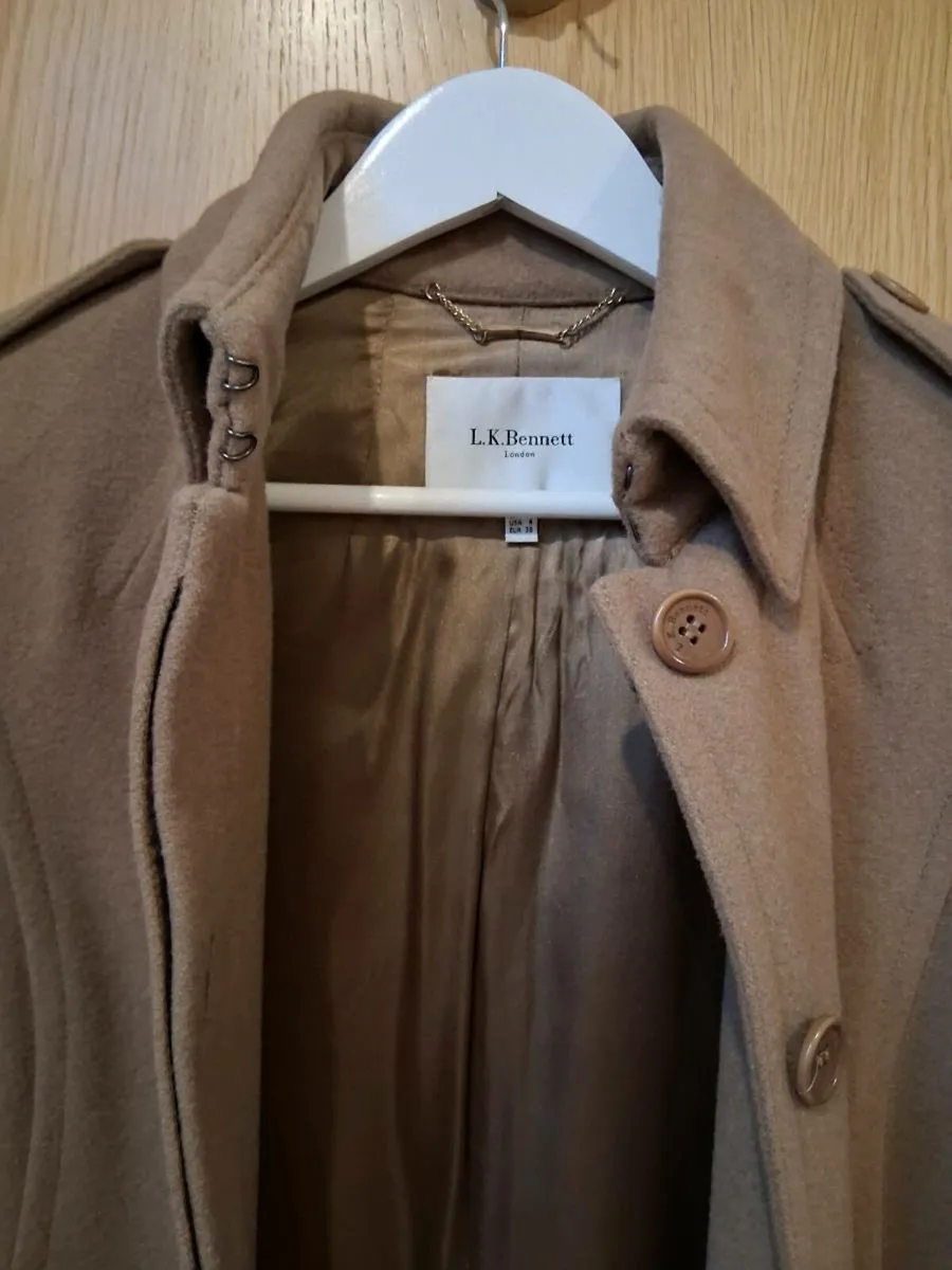 LK Bennett Wool Coat - Image 4