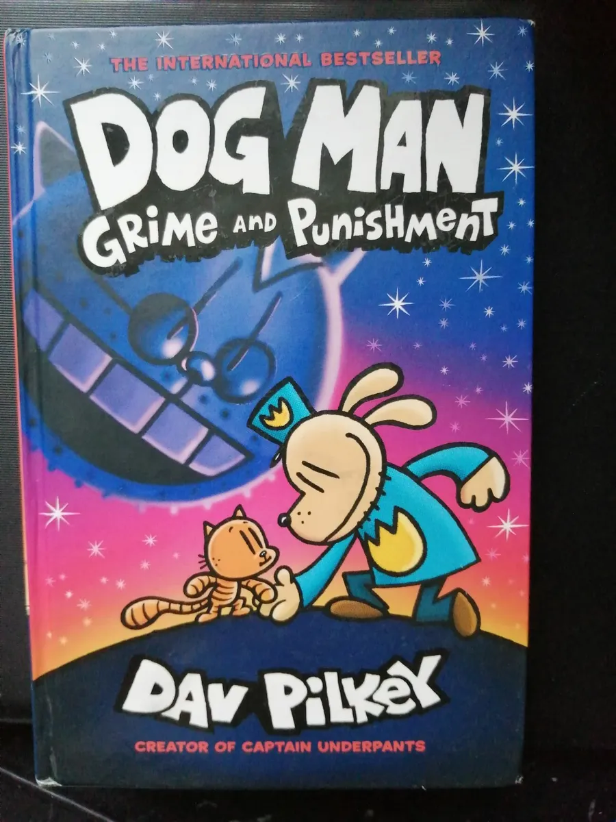 DOG MAN Grime and Punishment HARDCOVER book