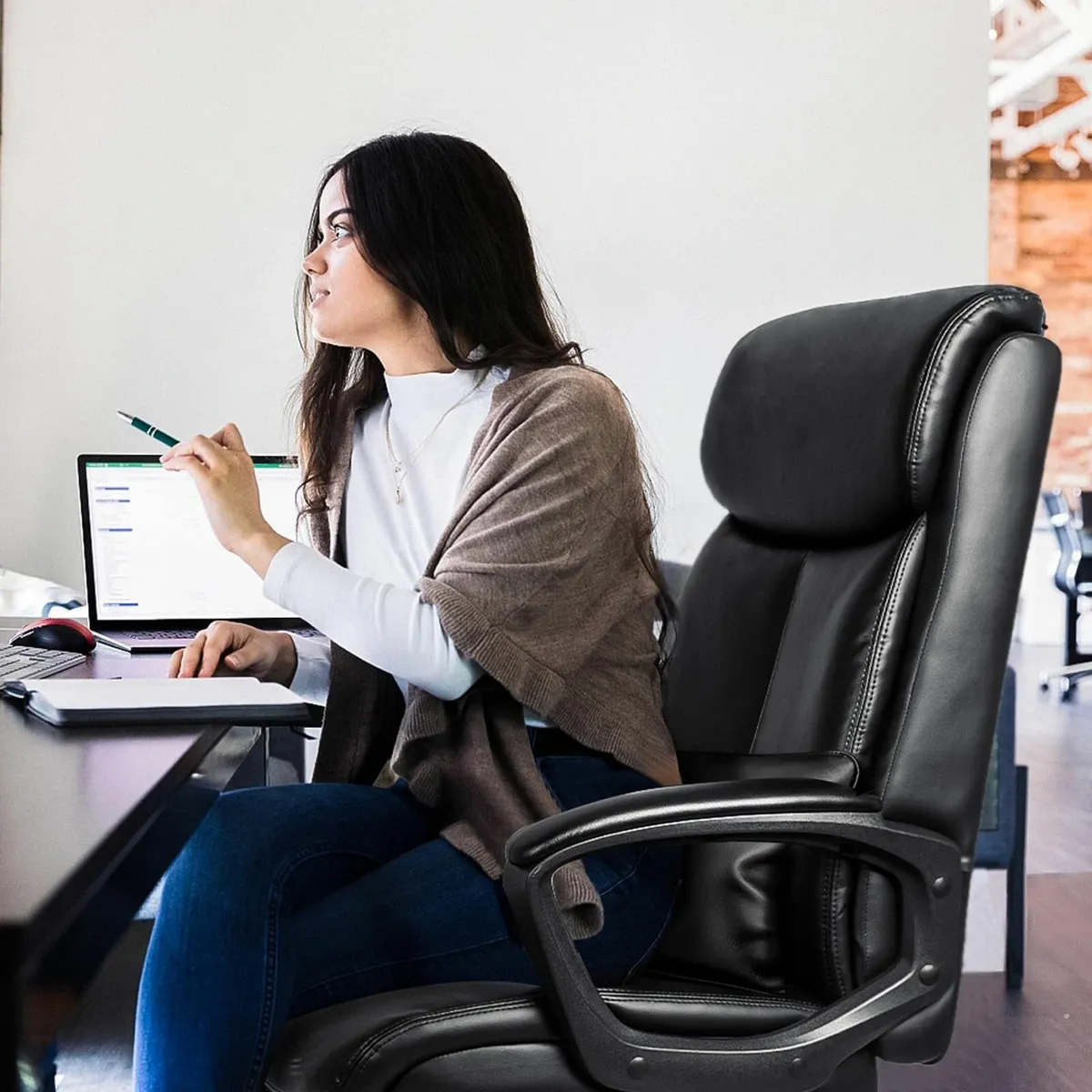 Executive Office Chair Business Choice TUV & EN133 - Image 2