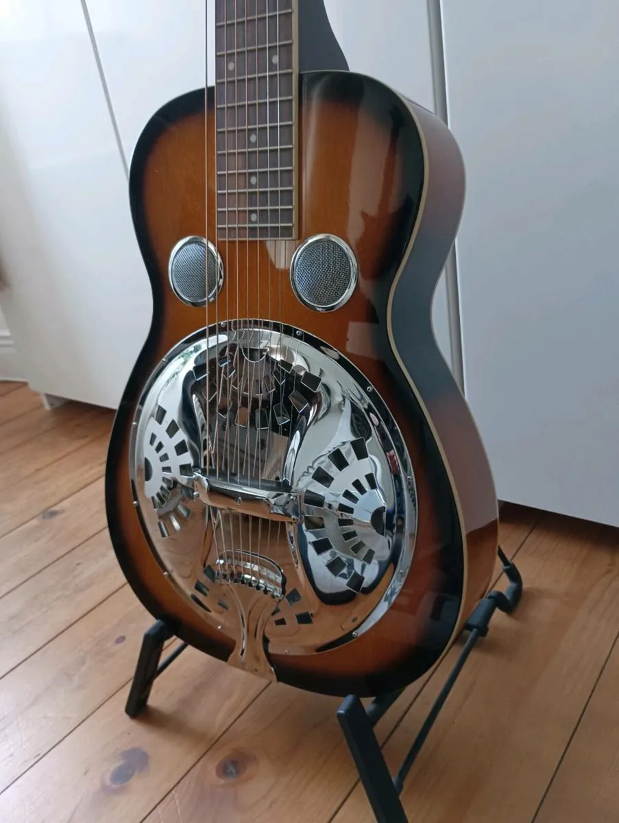 Goldtone Eight-String Square Neck Resonator Guitar - Image 4