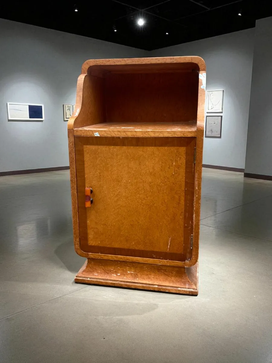 Antique Bedside Cabinet / Locker - Art Deco - Image 2
