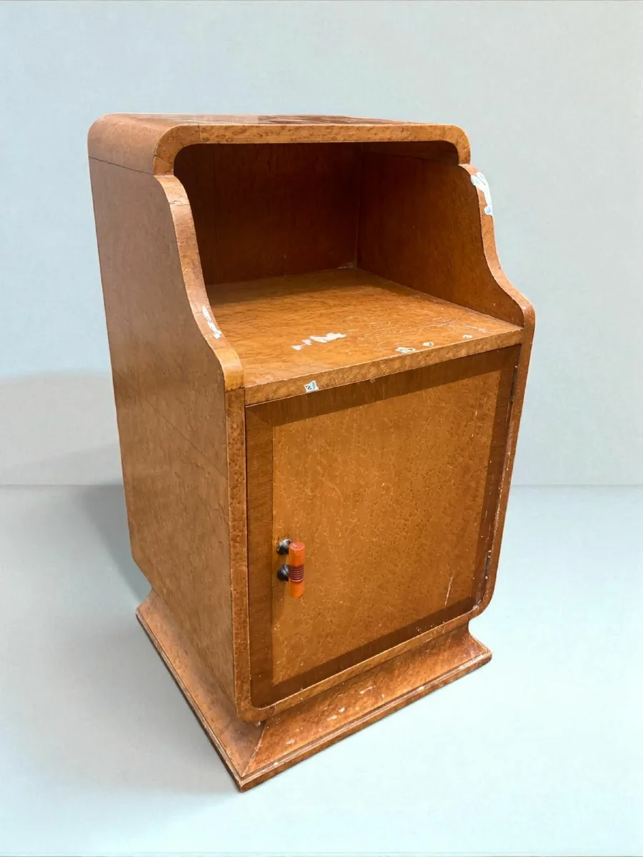 Antique Bedside Cabinet / Locker - Art Deco - Image 4