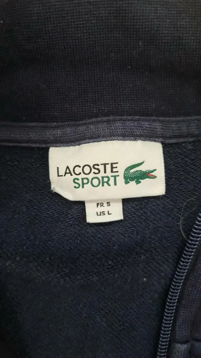 Lacoste zip up jumper - Image 4