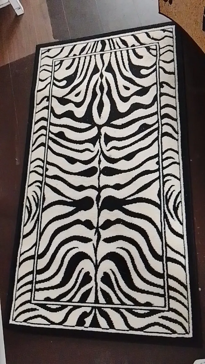 Zebra Print Rug
