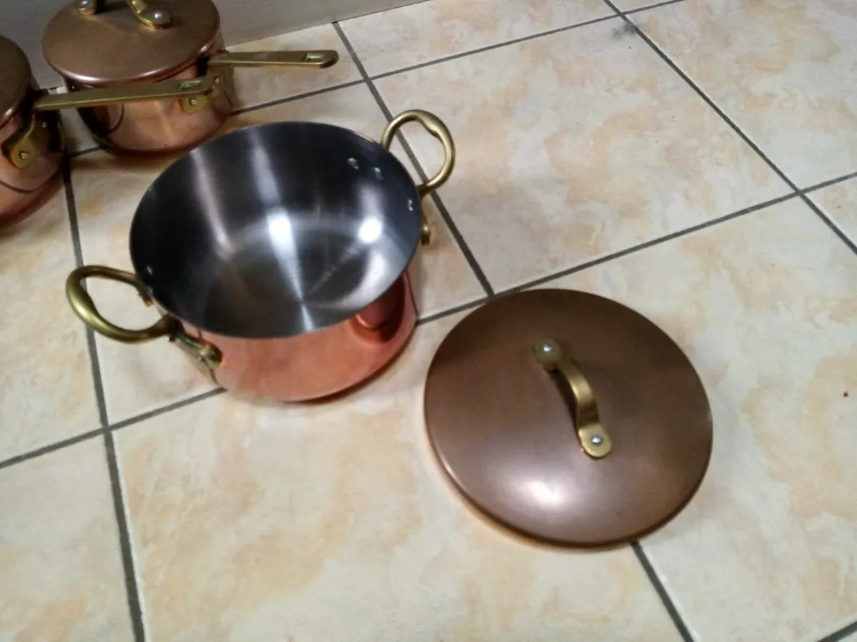 Copper saucepans - Image 2