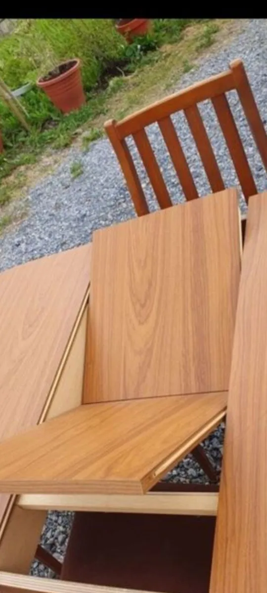 mid century teak dining set stateroom by stonehill - Image 3