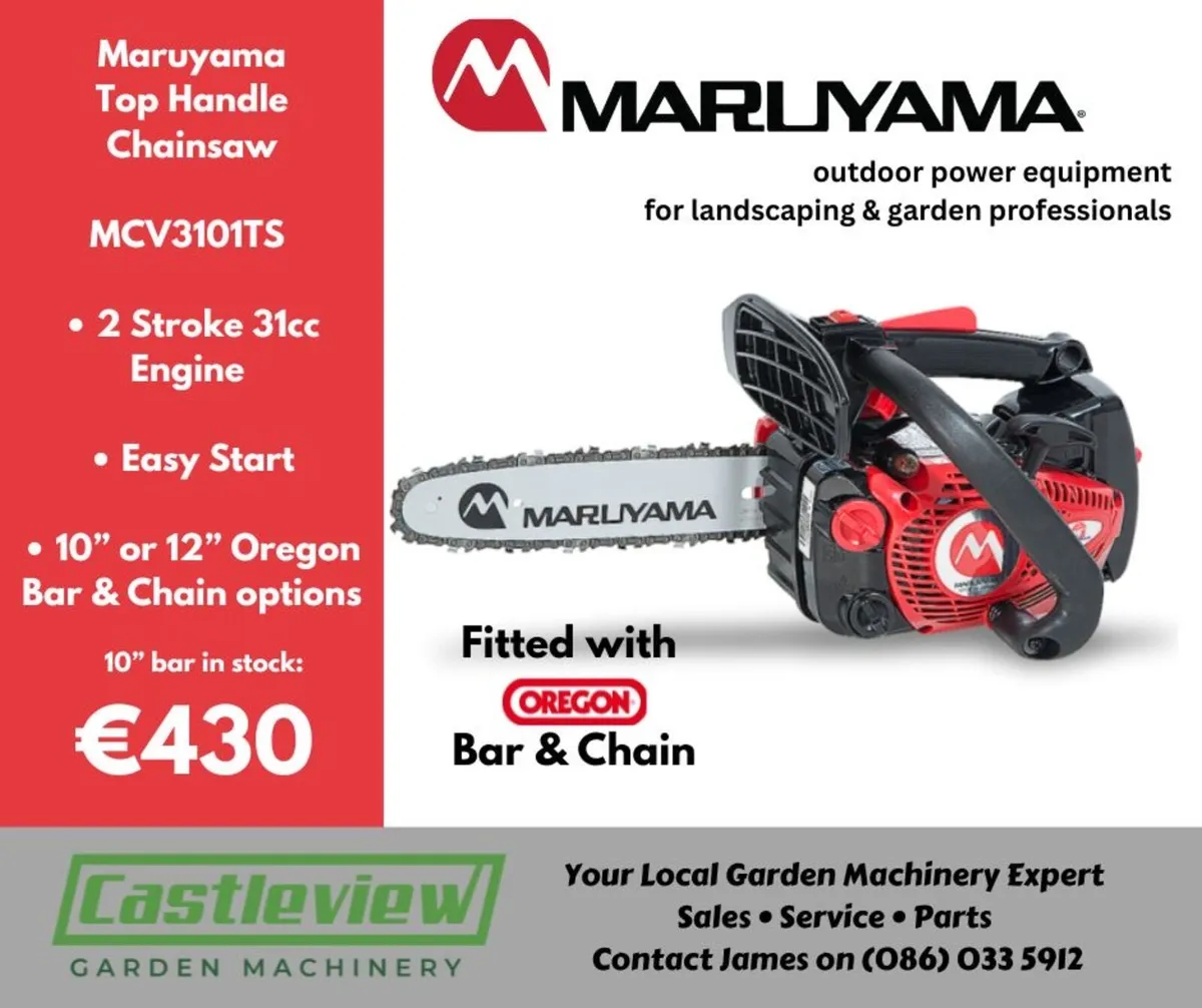 Maruyama MCV3101TS Top Handle Chainsaw