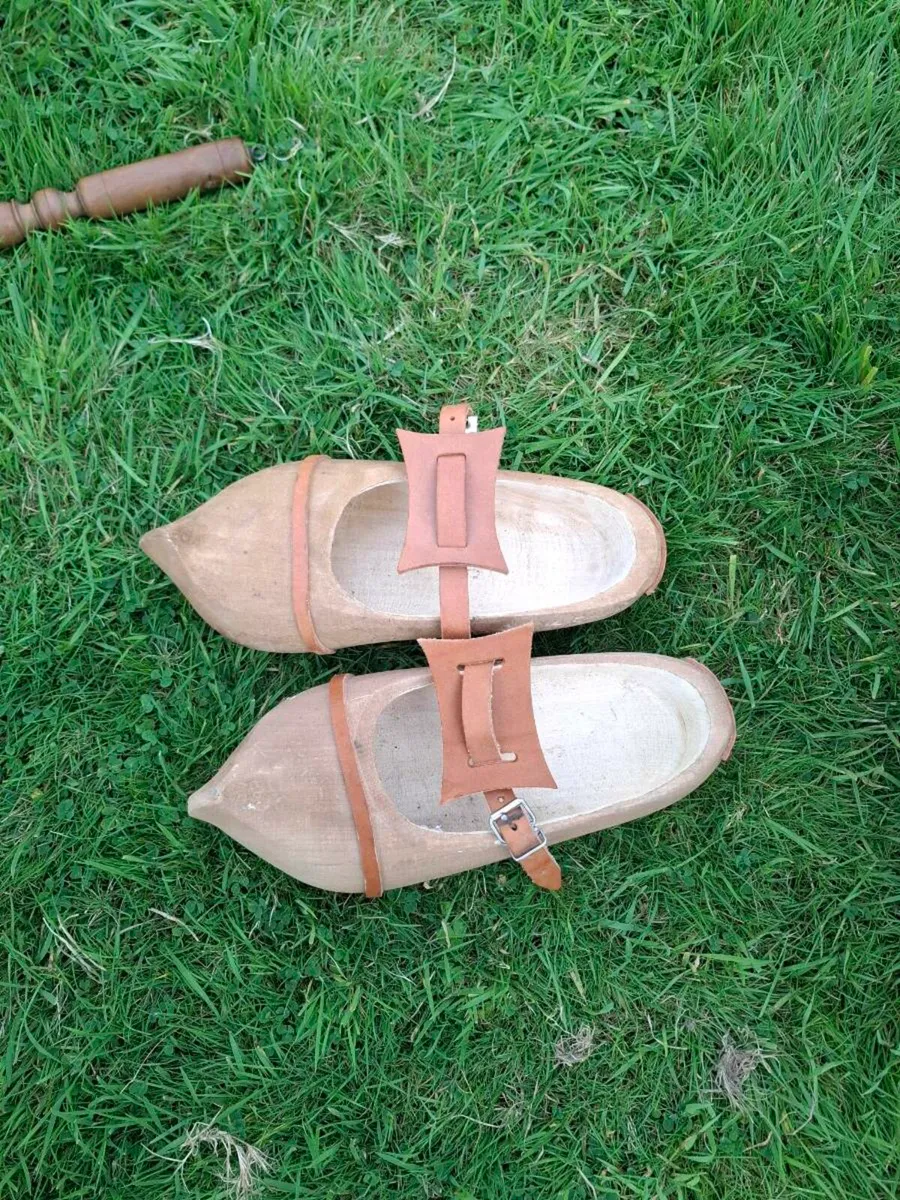 Large wood clogs postage possible