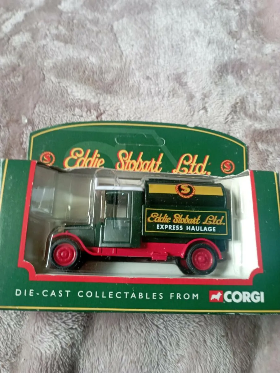 VINTAGE CORGI  EDDIE STOBART  DELIVERY MODLES - Image 2