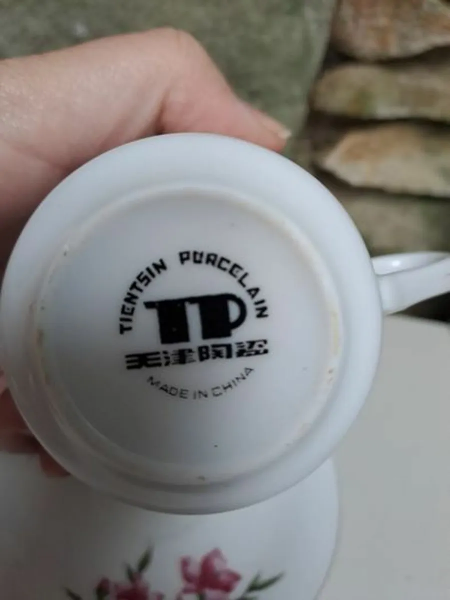 Tientsin Porcelain cup and saucer - Image 3
