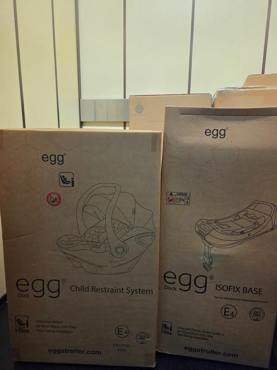 Egg Shell Car Seat and Isofix Base (brand new) - Image 4