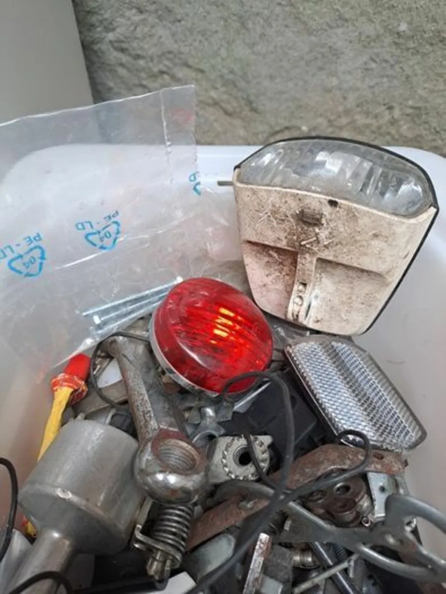Box of Bicycle repair parts - Image 4