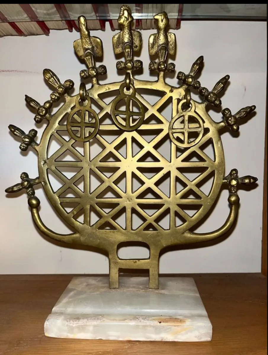 Antique Hittite sun disk