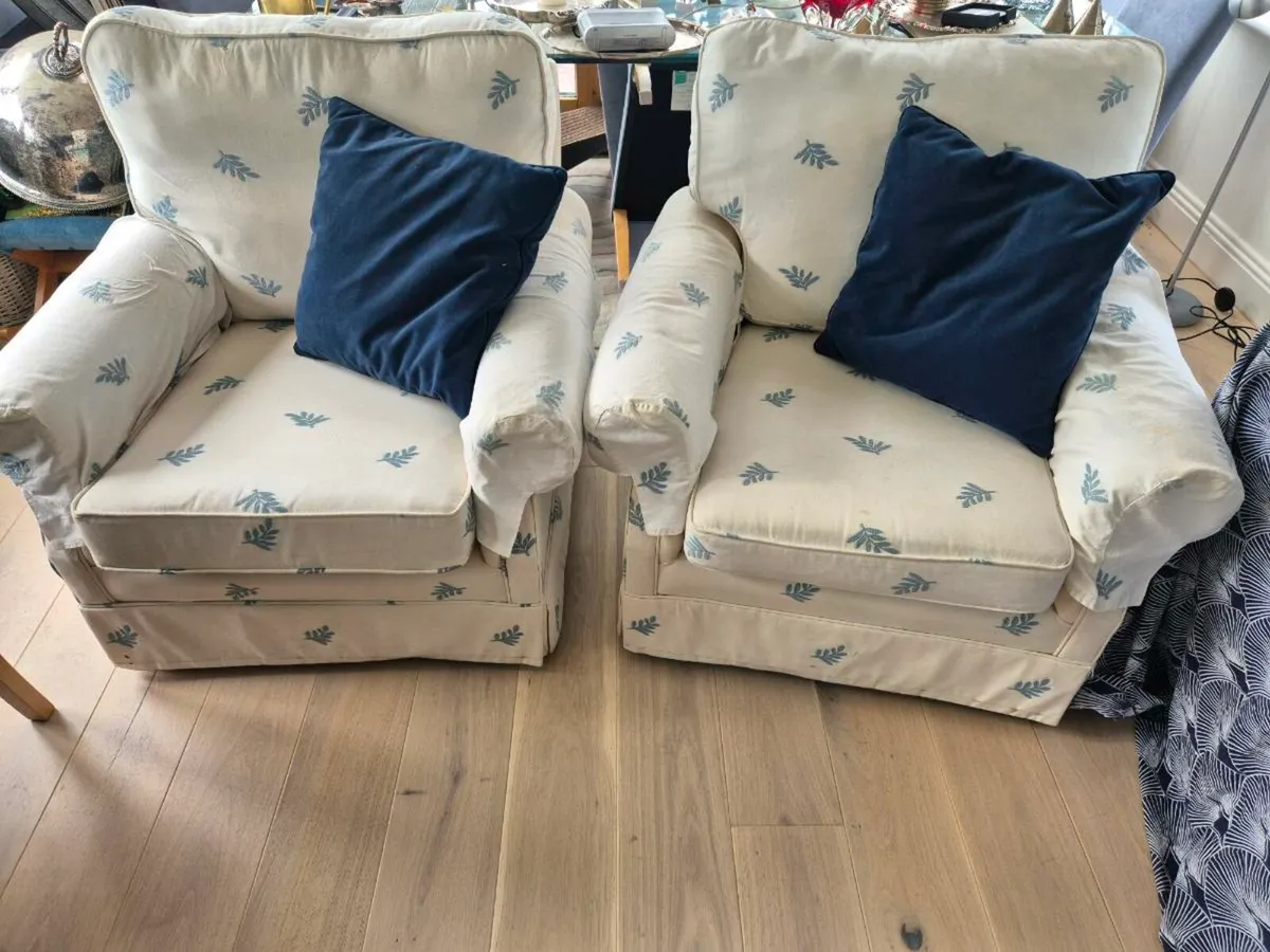 2 living room arm chairs