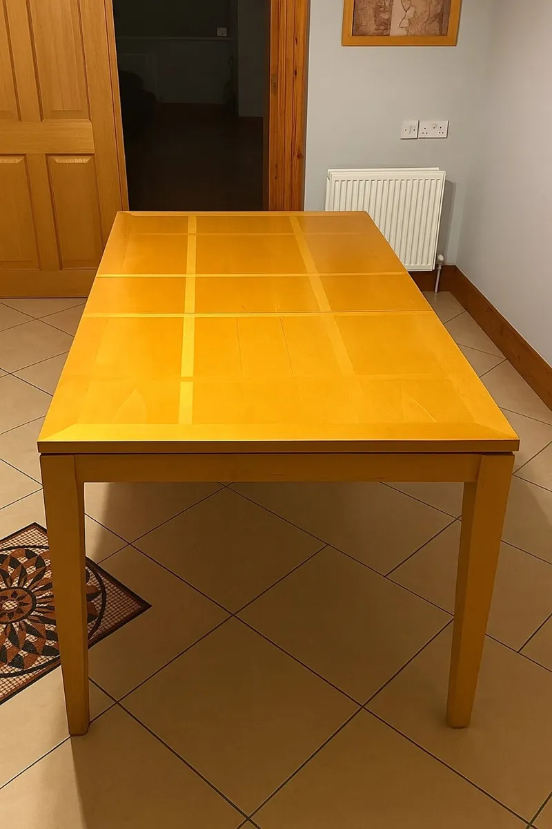 Heavy dining table