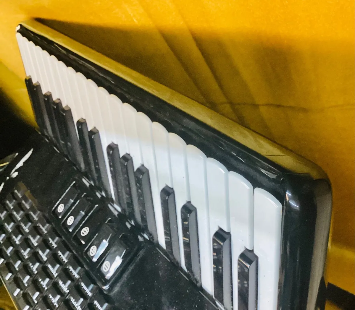 E SOPRANI 34 KEY 72 BASS PIANO ACCORDION USED - Image 2