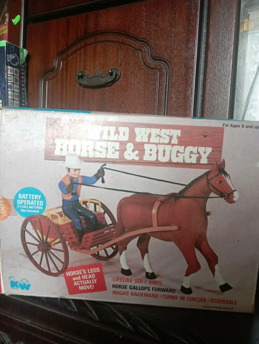 WILD WEST  HORSE & BUGGY BATTERY OPERATED - Image 1
