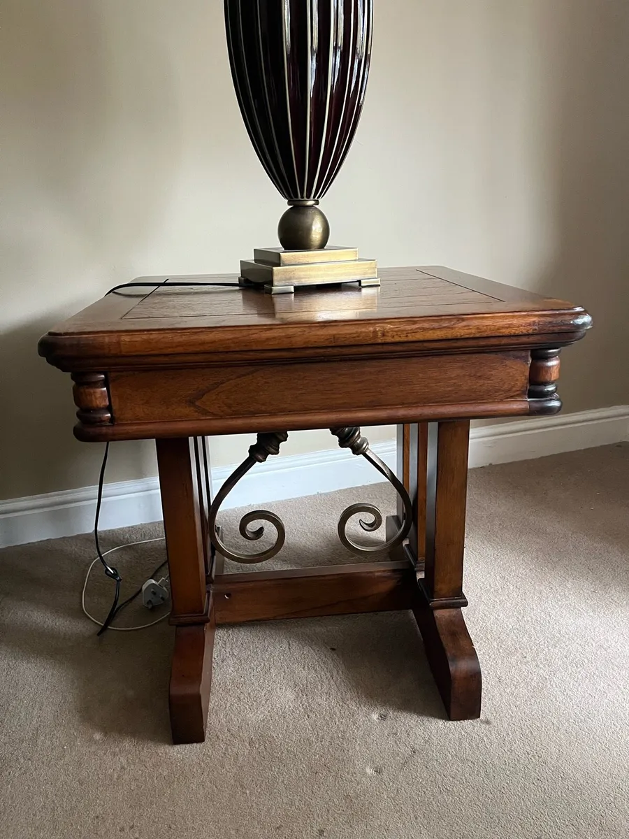 Solid wood side table - Image 1