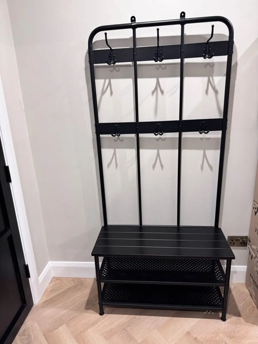 IKEA NIPASEN Coat Rack and Shoe Bench - Image 1