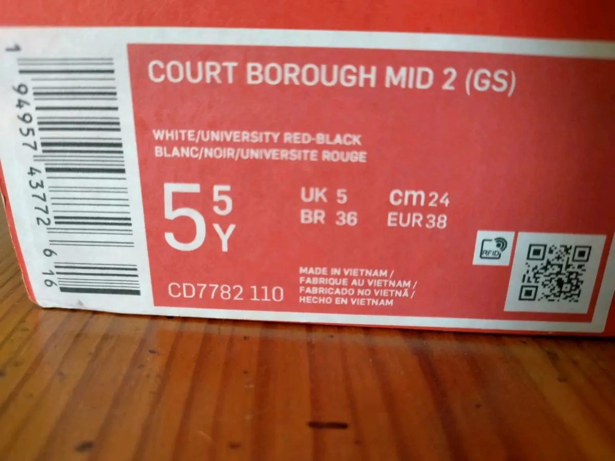 Nike Court Borough Mid 2 - Image 2