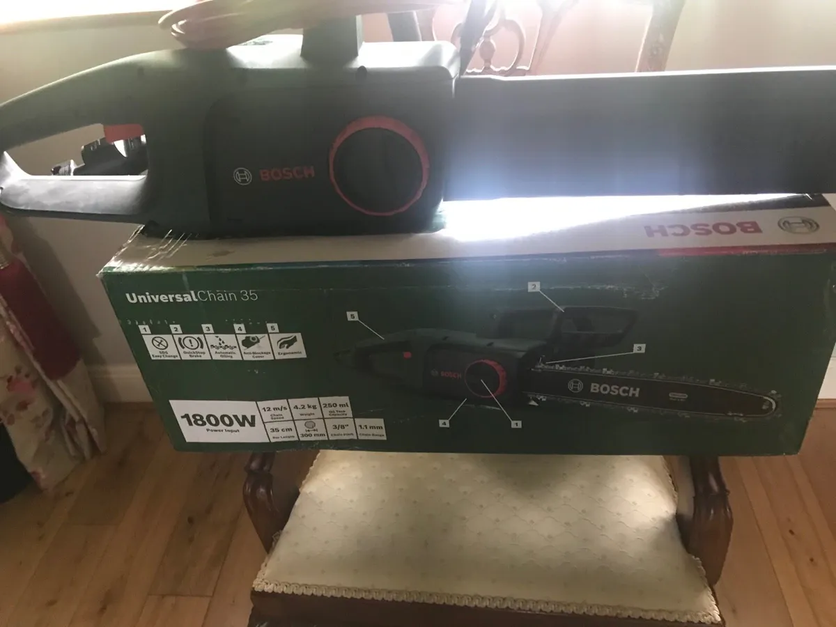 For sale new Bosch chainsaw - Image 2