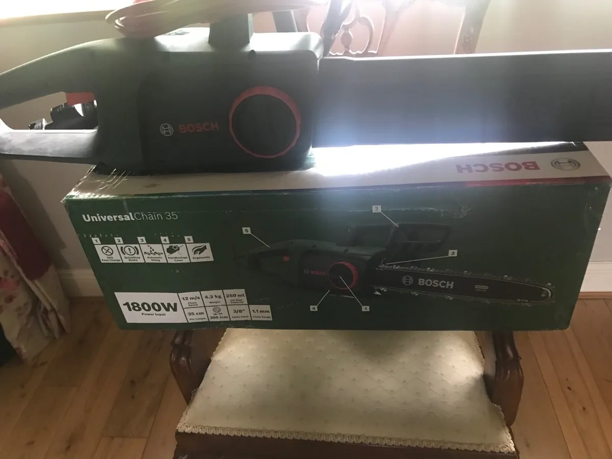 For sale new Bosch chainsaw - Image 3