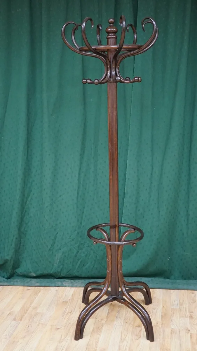 Original Beech Bentwood Coat & Hat Stand - Image 2