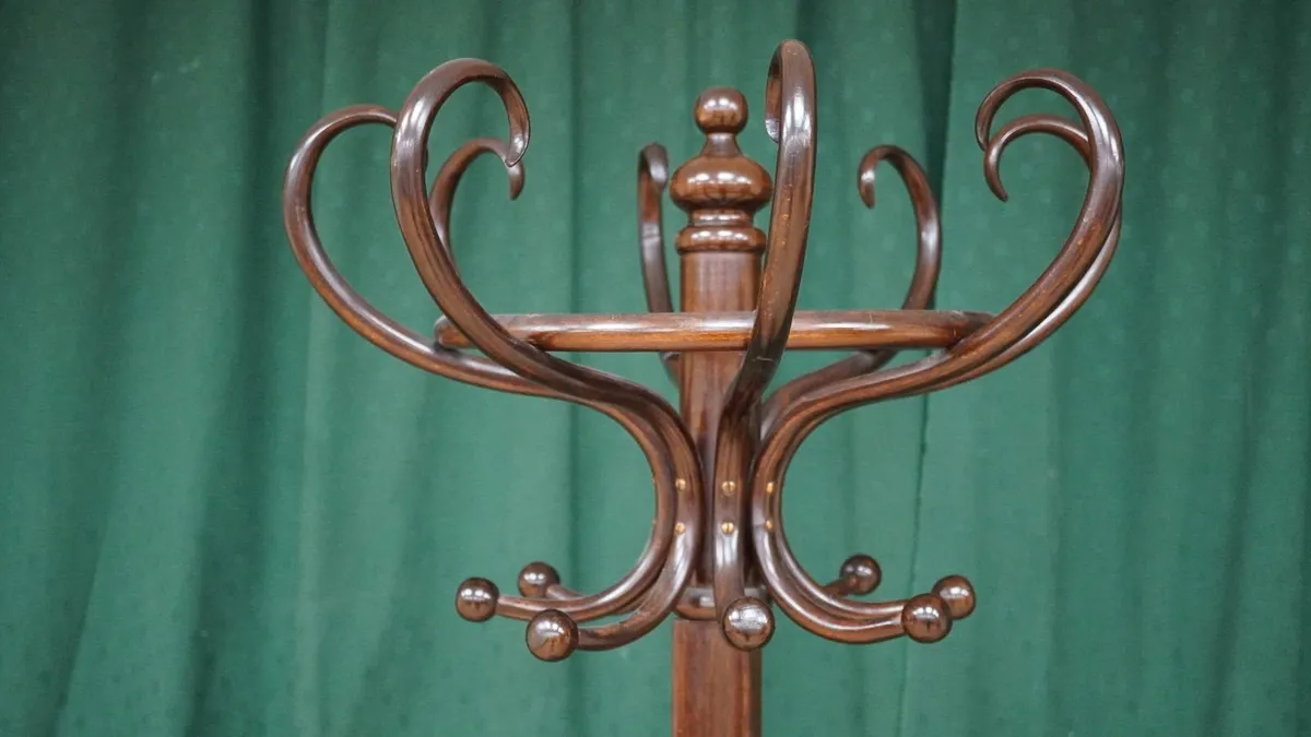 Original Beech Bentwood Coat & Hat Stand - Image 3