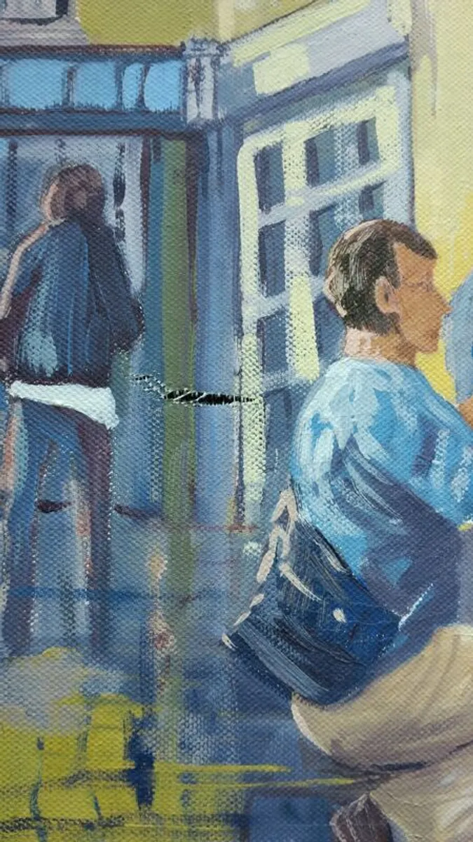 Painting oil on canvas by Irish artist Kate Beagan. Plenty of Information online. - Image 3