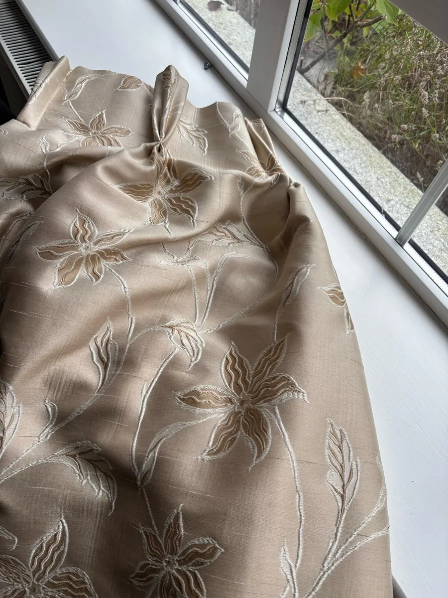 Silk hand made Curtains - Image 2