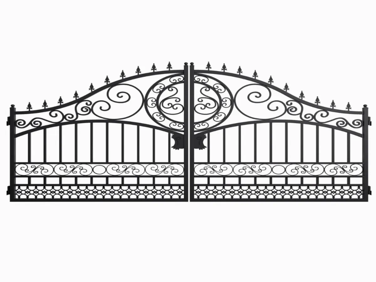 New 20ft Bi Parting Steel Gate **Online Auction** - Image 1