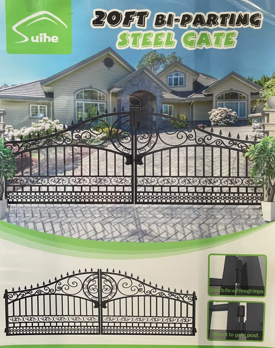 New 20ft Bi Parting Steel Gate **Online Auction** - Image 3