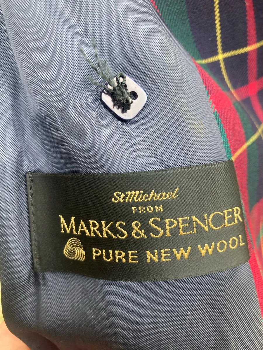 Vintage M&S Tartan Jacket - Image 3