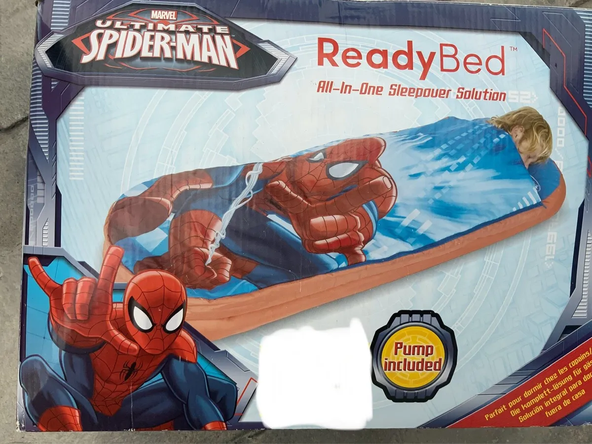 Marvel Spider-Man Junior Inflatable single bed. - Image 1