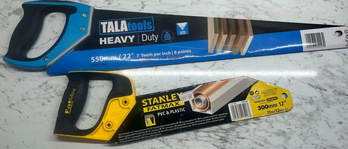 Two new wooden saws - Image 1