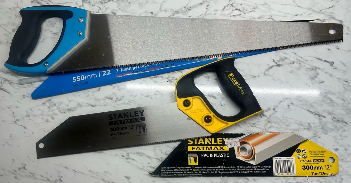 Two new wooden saws - Image 4