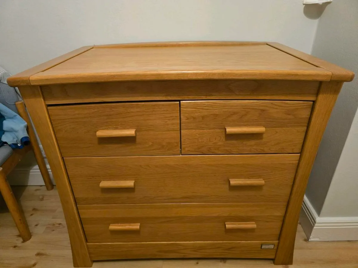Mamas and Papas Ocean Cotbed and Dresser Unit - Image 3