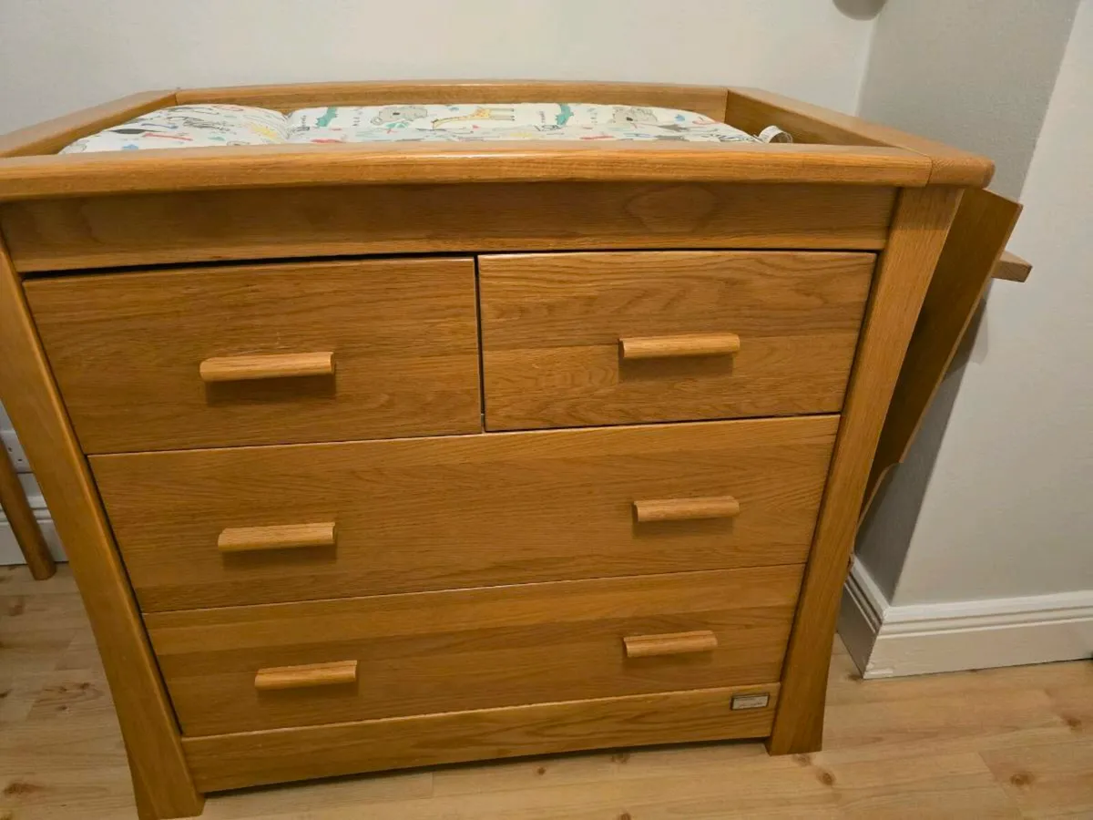 Mamas and Papas Ocean Cotbed and Dresser Unit - Image 4
