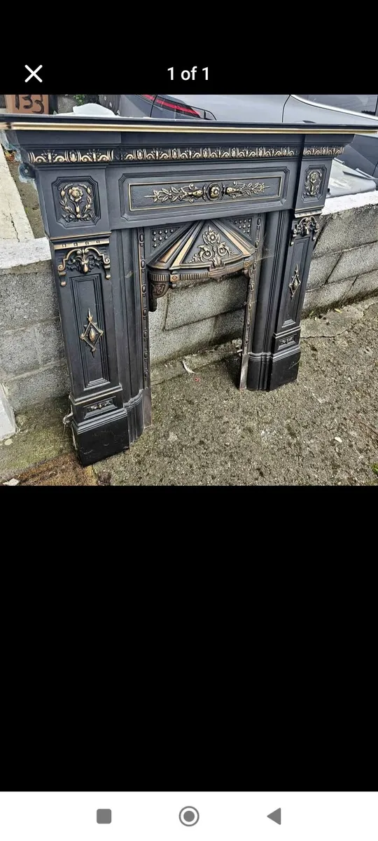 Cast iron fireplace - Image 2