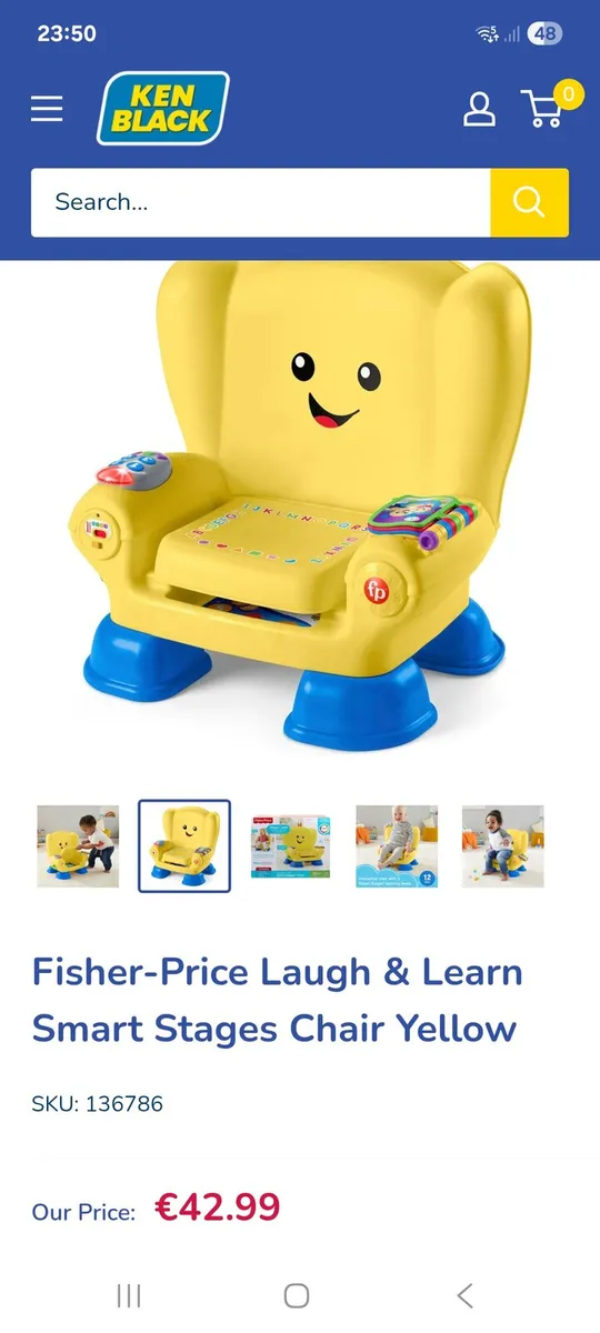 Fisher-Price Laugh & Learn smart stages yellow cha - Image 4