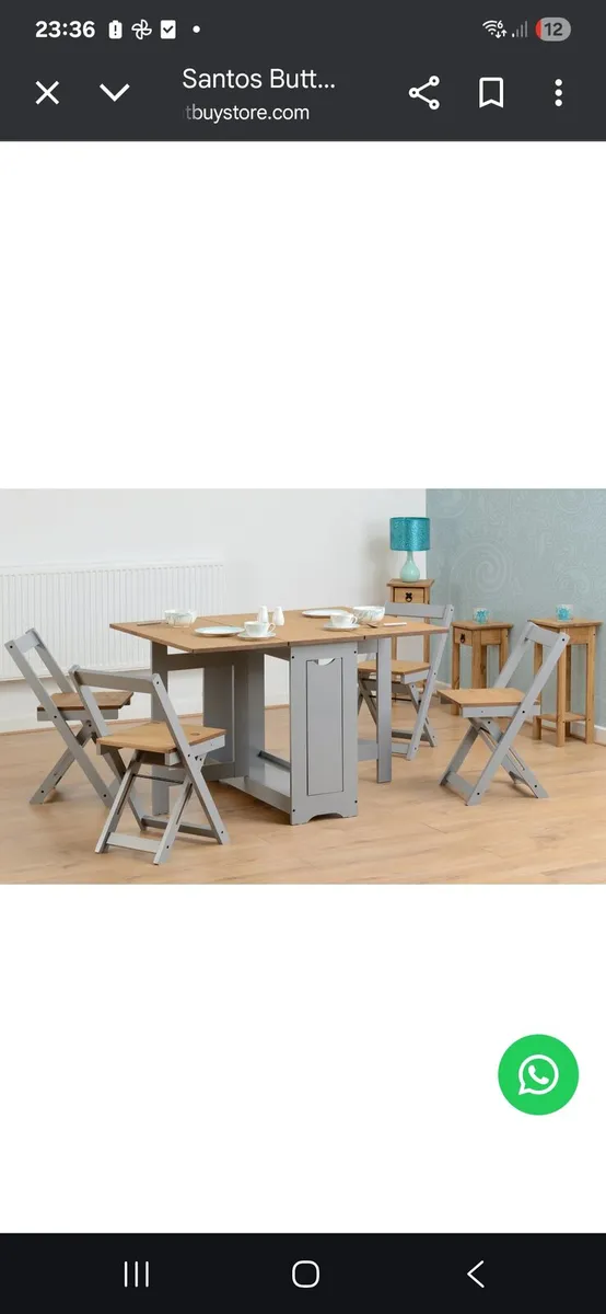 Foldable kitchen table