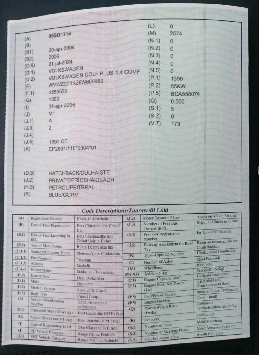 Volkswagen Golf Plus 1.4 Comfort - Image 2