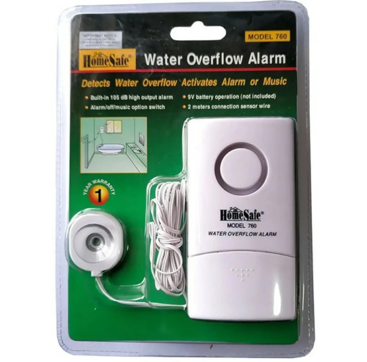 Water Overflow Alarm